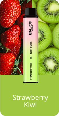 Buy Enjoy Ultra 4000 Vape Kit Box of 10 - Strawberry Kiwi