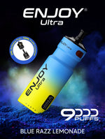 Buy Enjoy Ultra 9000 Vape Kit Box of 5 - Blue Razz Lemonade
