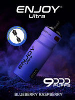 Buy Enjoy Ultra 9000 Vape Kit Box of 5 - Blueberry Raspberry