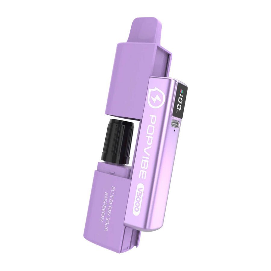Buy Geekvape PopVibe V5000 Pod Vape Pack of 5 - Blueberry Sour Raspberry