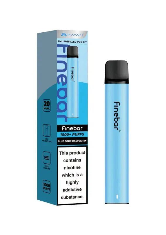 Buy Hayati Finebar 1000 Prefilled Pod Kit - Blueberry Sour Raspberry