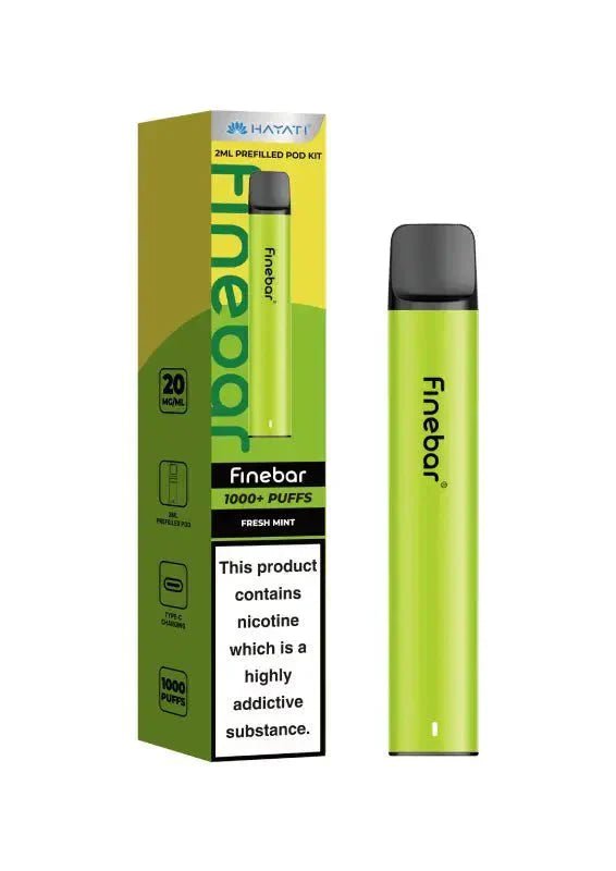Buy Hayati Finebar 1000 Prefilled Pod Kit - Fresh Mint