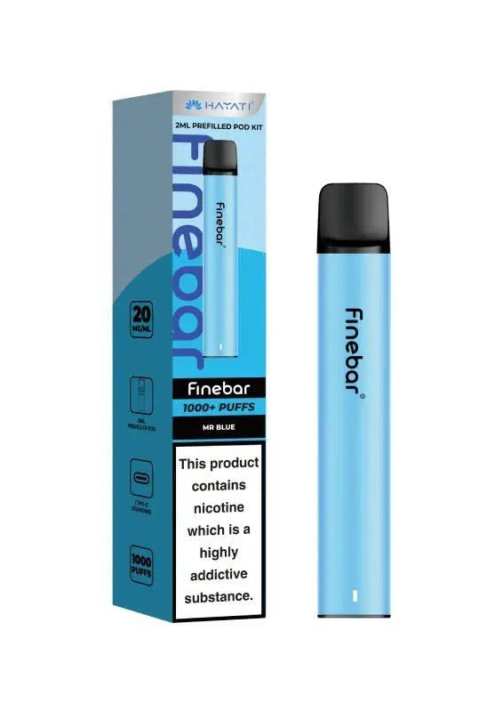 Buy Hayati Finebar 1000 Prefilled Pod Kit - Mr Blue
