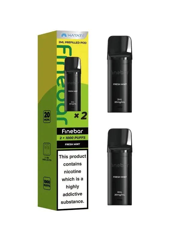 Buy Hayati Finebar 1000 Replacement Pods - Fresh Mint