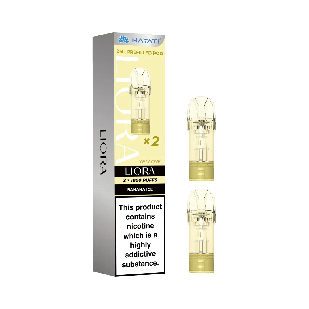 Buy Hayati Liora Prefilled Pods - Banana Ice (Yellow)
