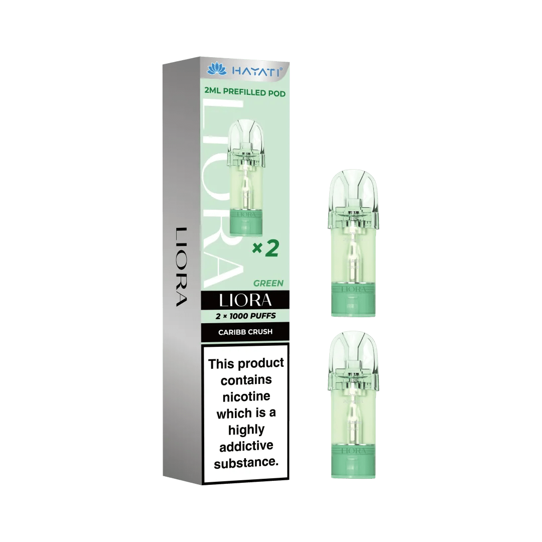 Buy Hayati Liora Prefilled Pods - Caribb Crush (Green)