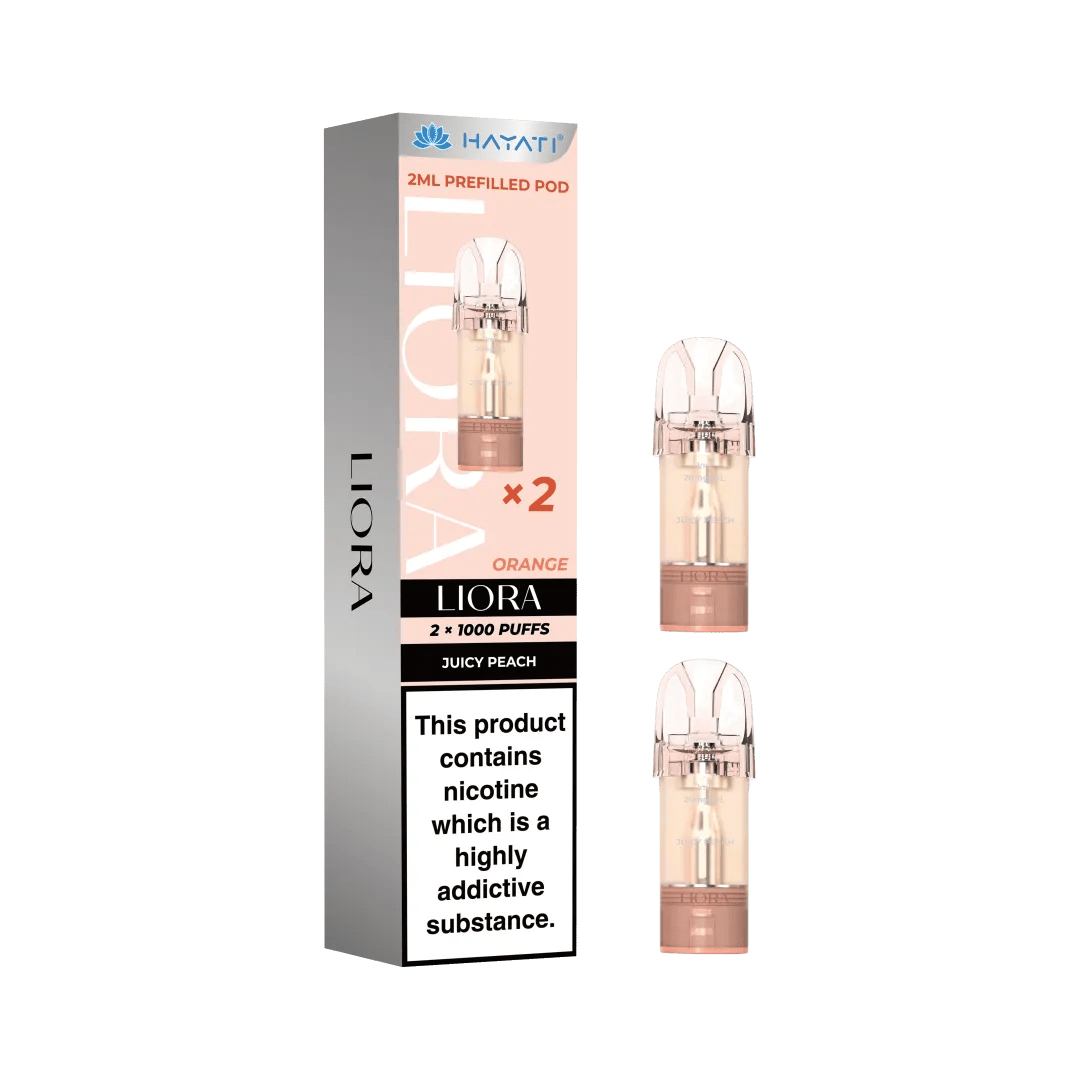 Buy Hayati Liora Prefilled Pods - Juicy Peach (Orange)