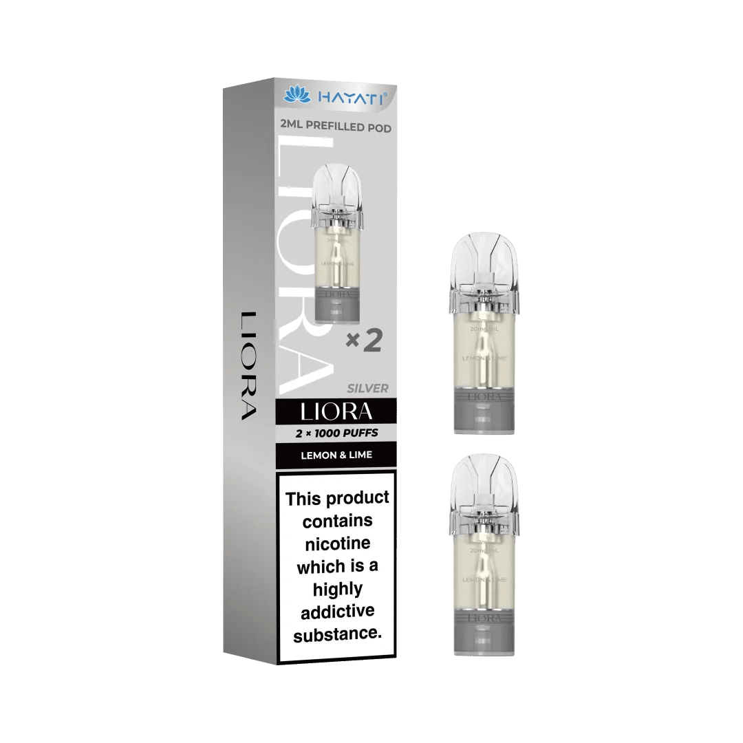 Buy Hayati Liora Prefilled Pods - Lemon & Lime (Silver)