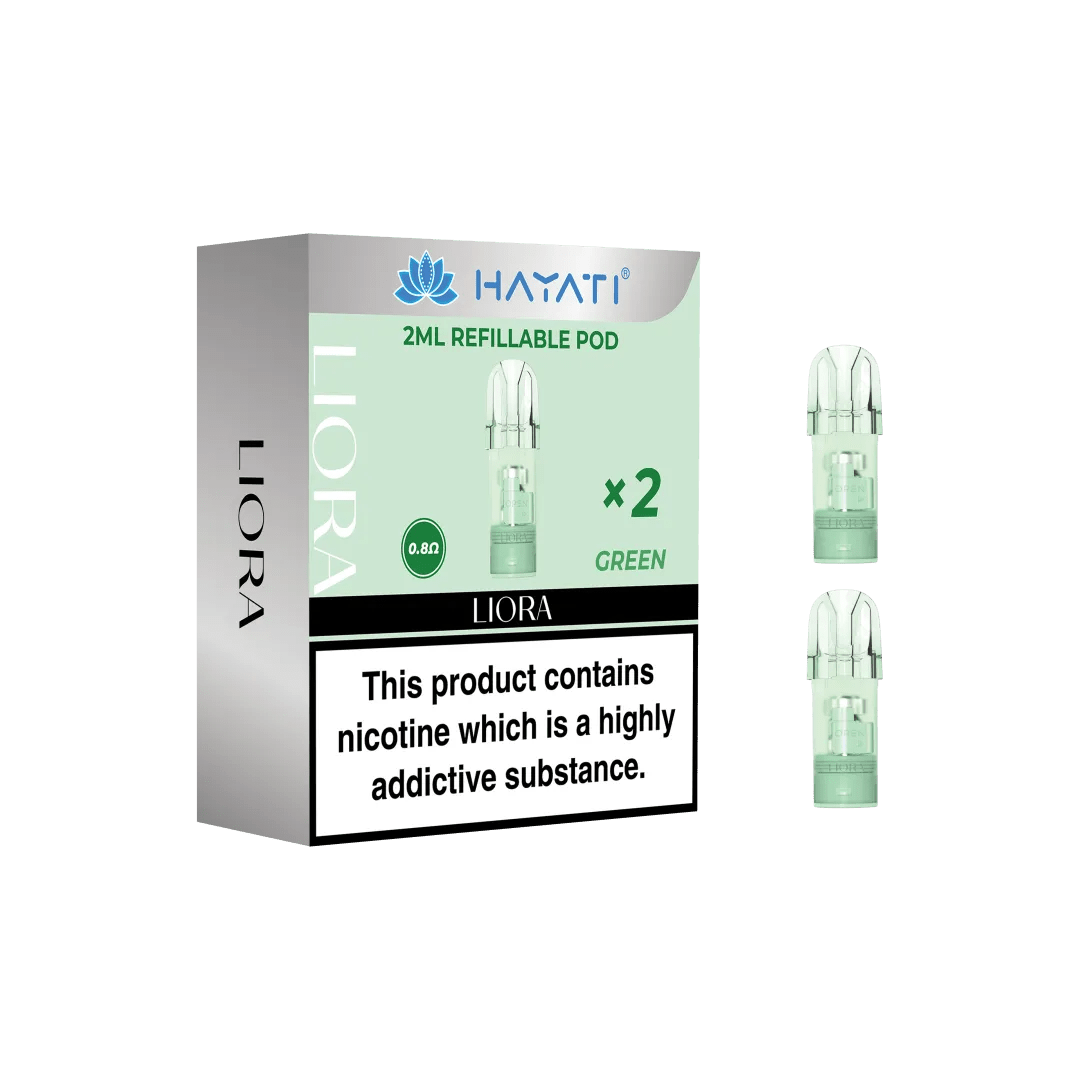 Buy Hayati Liora Refillable Empty Pods - Green