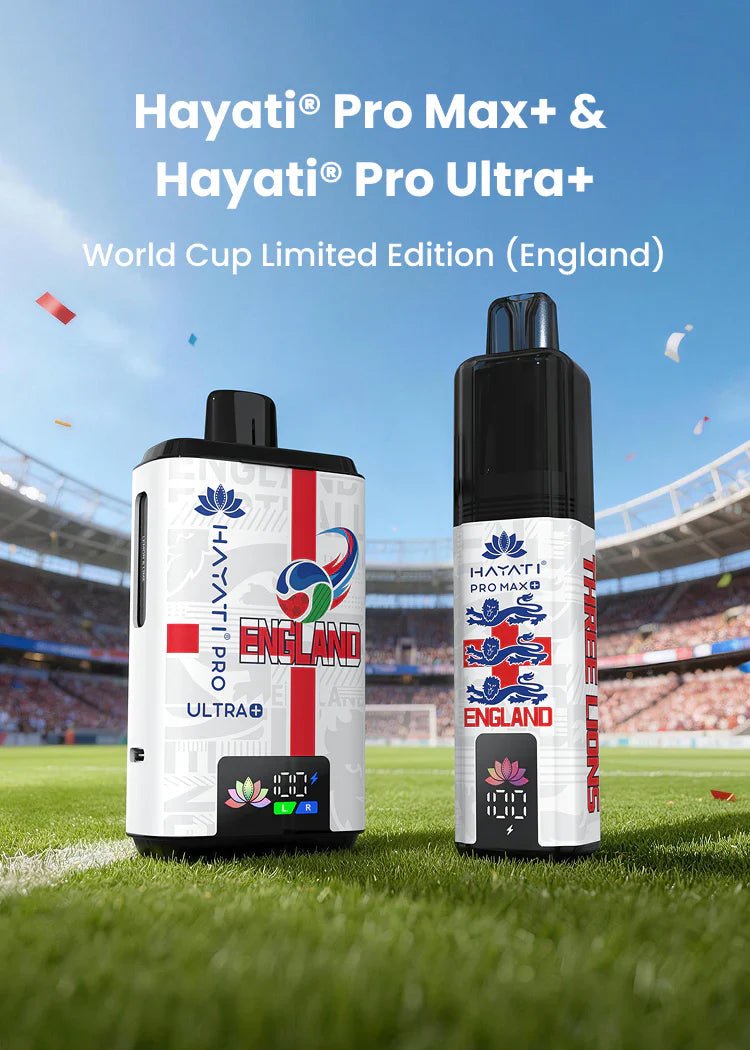 Buy Hayati Pro Max Plus World Cup Edition (ENGLAND) | 5Packs - Blackcurrant Lemonade