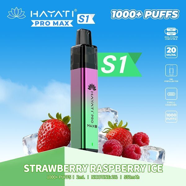 Buy Hayati Pro Max S1 Vape Kit Box of 10 - Banana Ice