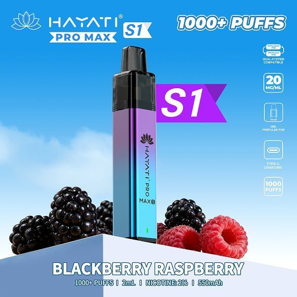 Buy Hayati Pro Max S1 Vape Kit Box of 10 - Banana Ice
