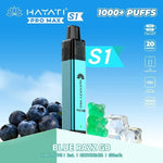 Buy Hayati Pro Max S1 Vape Kit Box of 10 - Blue Razz GB