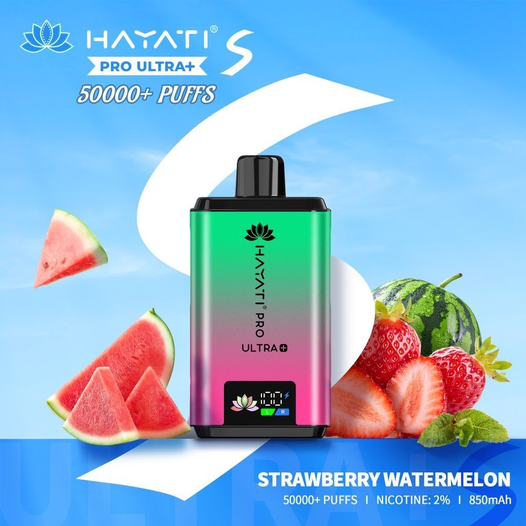 Buy Hayati Pro Ultra Plus S 50K Prefilled Pod Vape Kit hi - Strawberry Watermelon