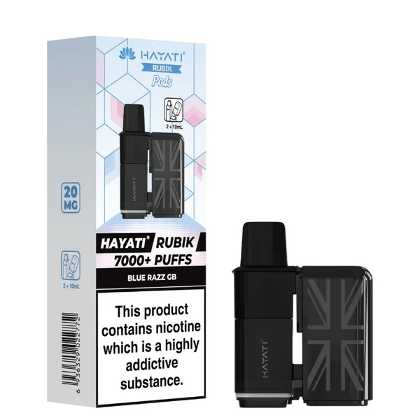 Buy Hayati Rubik 7000 Replacement Pods Pack of 5 - Blue Razz Gummy Bear