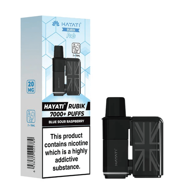 Buy Hayati Rubik 7000 Replacement Pods Pack of 5 - Blue Sour Raspberry
