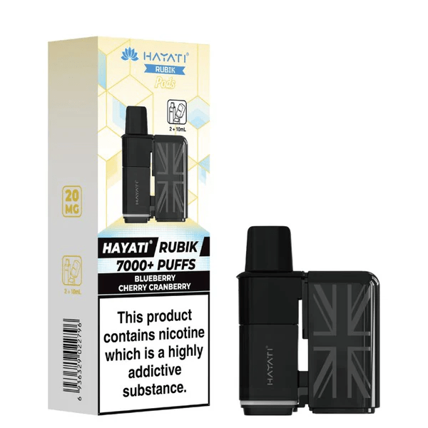 Buy Hayati Rubik 7000 Replacement Pods Pack of 5 - Blueberry Cherry Cranberry