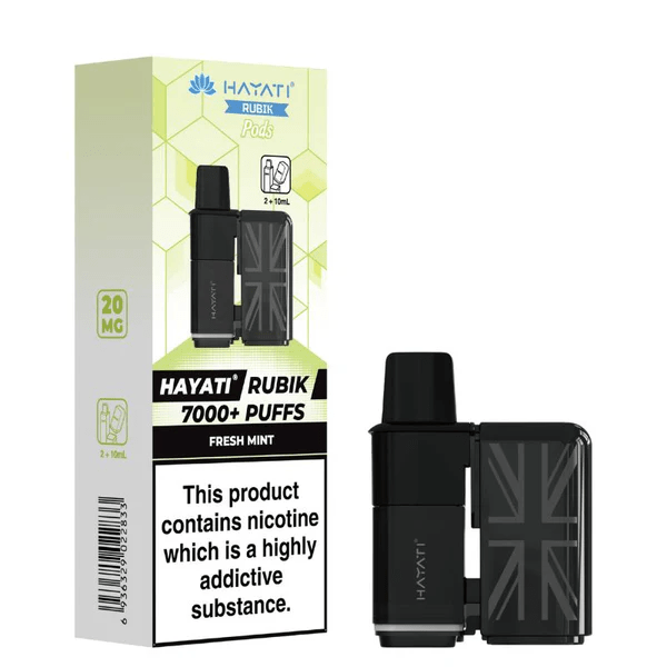 Buy Hayati Rubik 7000 Replacement Pods Pack of 5 - Fresh Mint