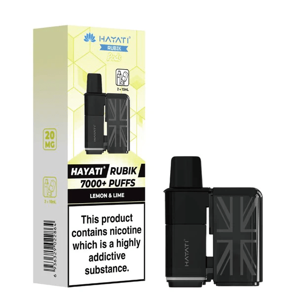 Buy Hayati Rubik 7000 Replacement Pods Pack of 5 - Lemon Lime