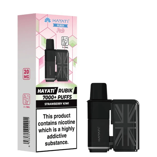 Buy Hayati Rubik 7000 Replacement Pods Pack of 5 - Strawberry Kiwi