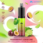 Buy Hayati Twist 5000 Puffs prefilled kit Vape Box of 5 - Passion Fruit Lemon Lime