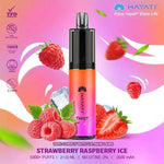 Buy Hayati Twist 5000 Puffs prefilled kit Vape Box of 5 - Strawberry Raspberry Ice