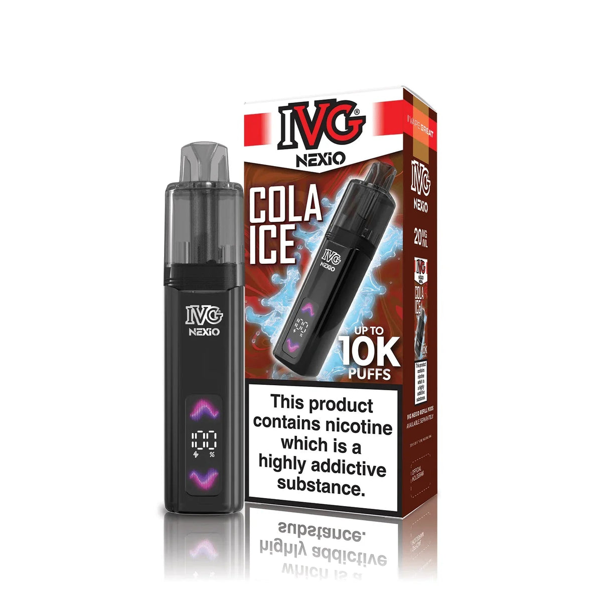 Buy IVG Nexio 10k Pod Vape Kit Box of 5 - Classic Menthol