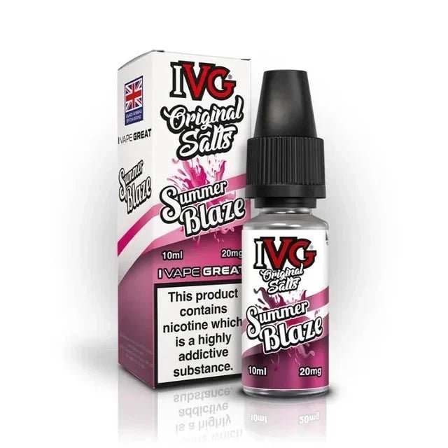 Buy IVG Original Nic Salts E-liquids 10ml Box of 10 - Summer Blaze