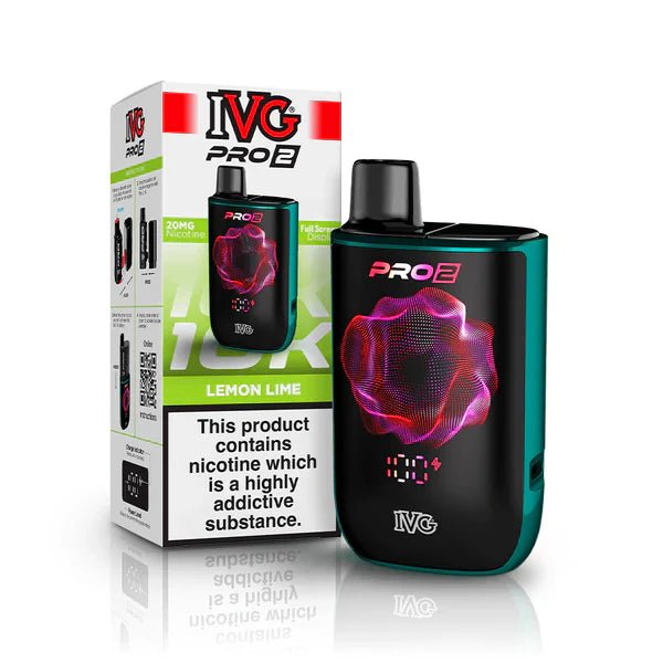 Buy IVG Pro 2 10k Prefilled Pod Kit Box of 5 - Lemon Lime (Green)
