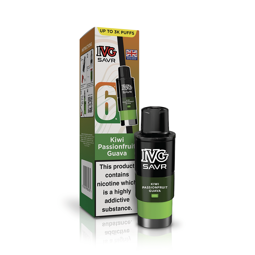 Buy IVG SAVR 3000 Replacement Pods - Kiwi Passionfruit Guava
