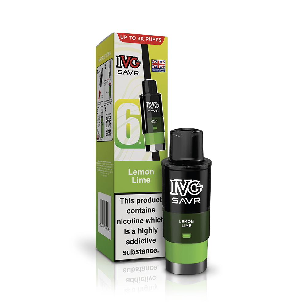 Buy IVG SAVR 3000 Replacement Pods - Lemon Lime