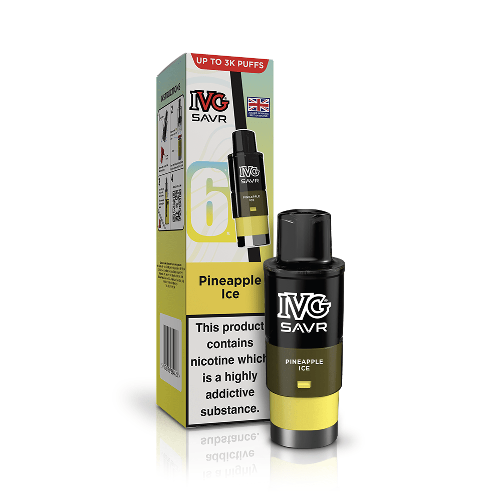 Buy IVG SAVR 3000 Replacement Pods - Pineapple Ice