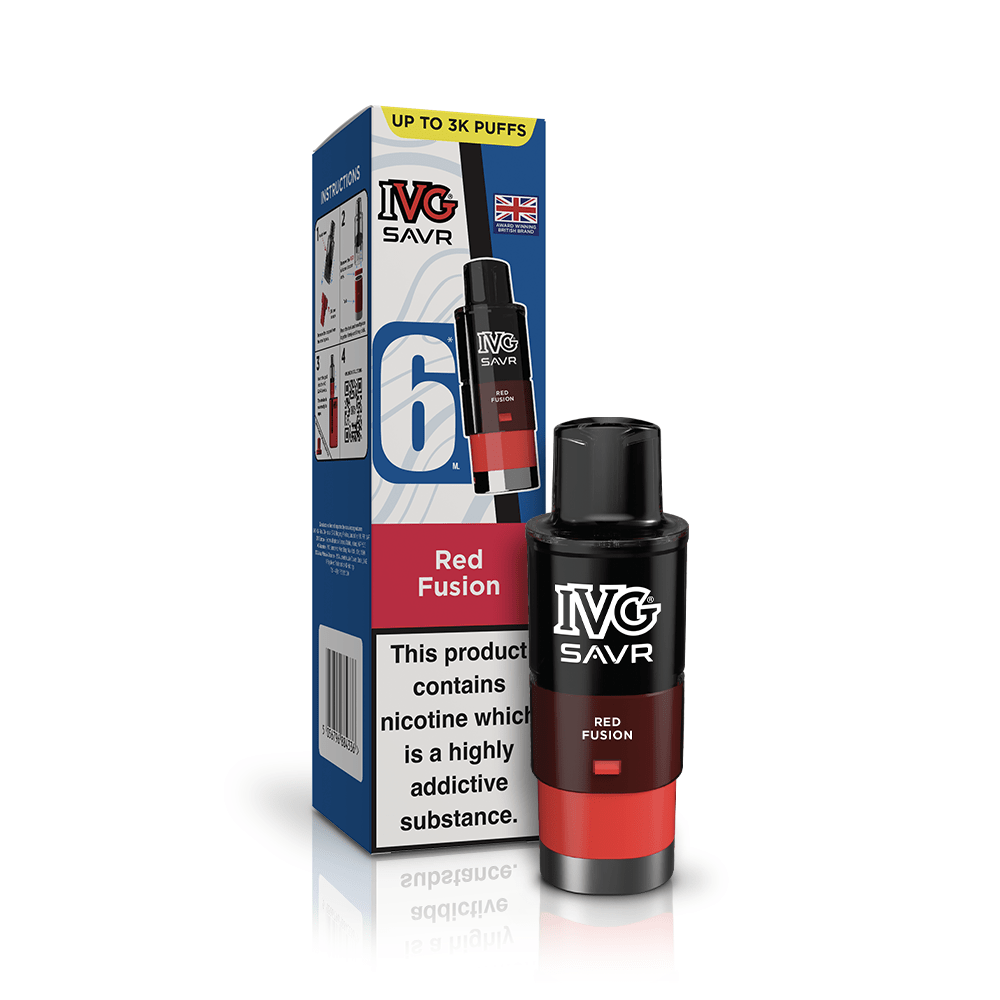 Buy IVG SAVR 3000 Replacement Pods - Red Fusion