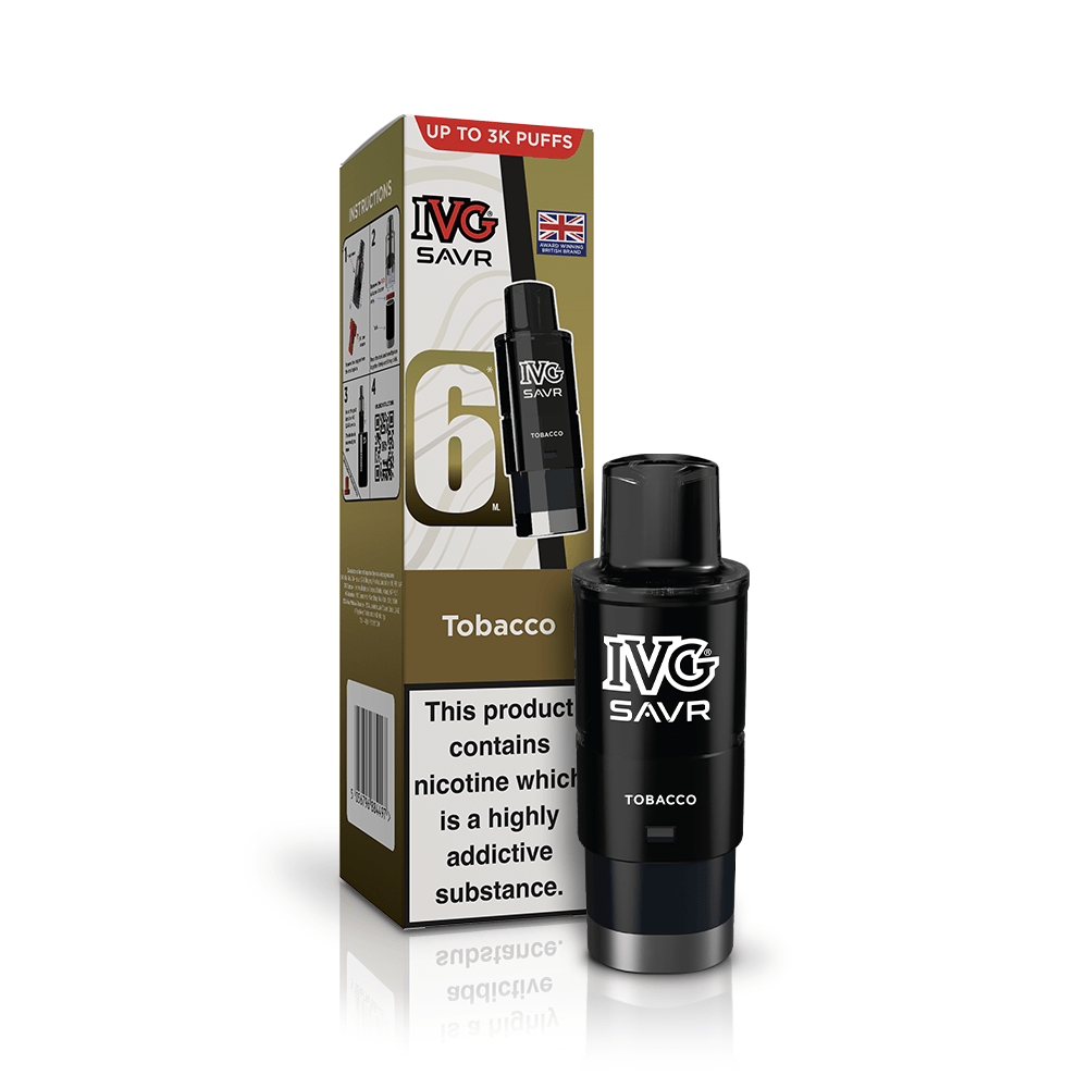 Buy IVG SAVR 3000 Replacement Pods - Tobacco