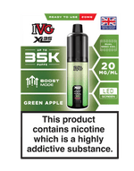 Buy IVG XL 35K Prefilled Pod Vape - Green Apple