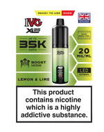 Buy IVG XL 35K Prefilled Pod Vape - Lemon & Lime