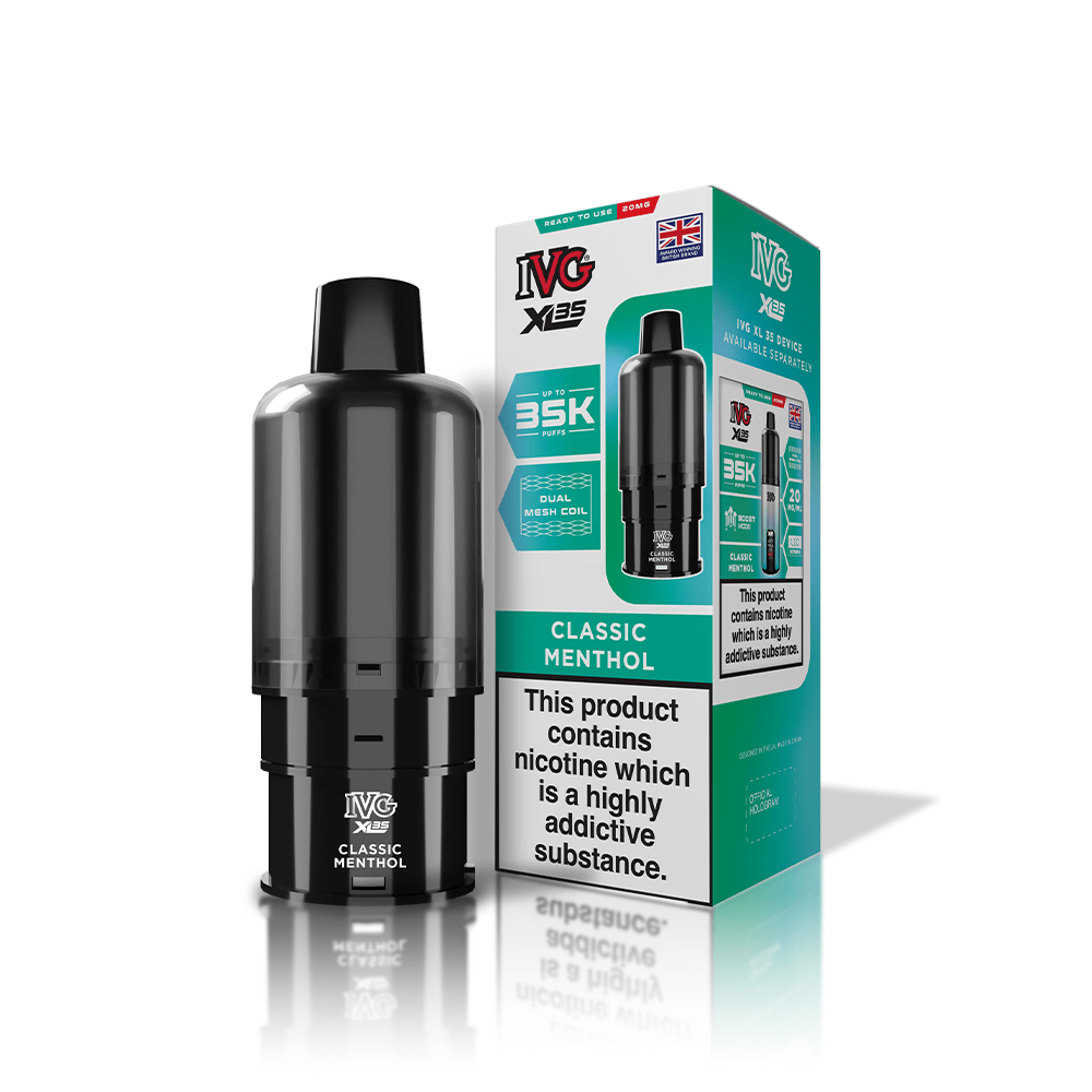 Buy IVG XL 35K Prefilled Pods - Classic Menthol