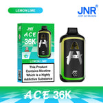 Buy JNR ACE 36k Prefilled Vape Kit Pack of 5 - Lemon Lime