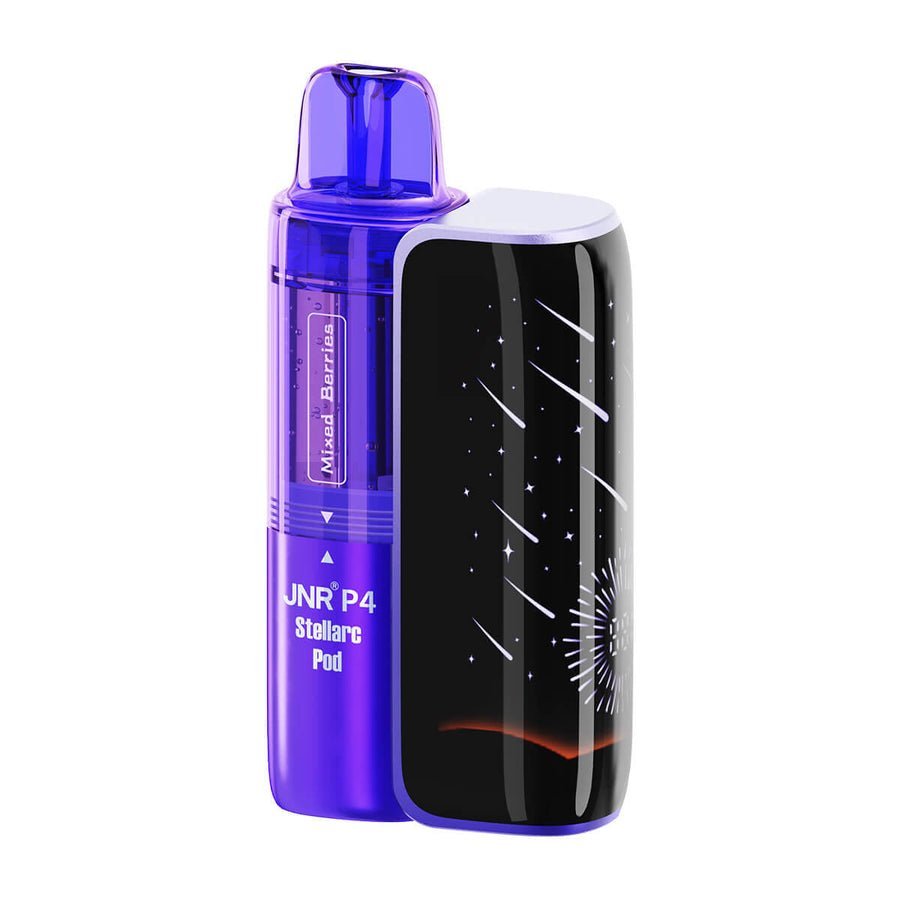 Buy JNR P4 Stellarc 100K Refillable Vape Kit Pack of 3 - Mixed Berries/Mr Blue