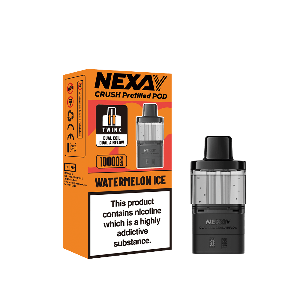 Buy Nexay Crush 10k Refill Pods Pack of 5 - Watermelon Ice
