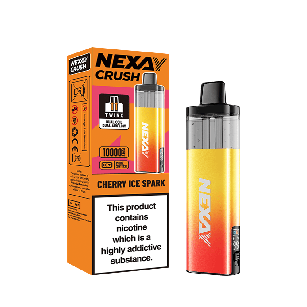 Buy Nexay Crush 10k Vape Kit Box of 5 - Cherry Ice Spark