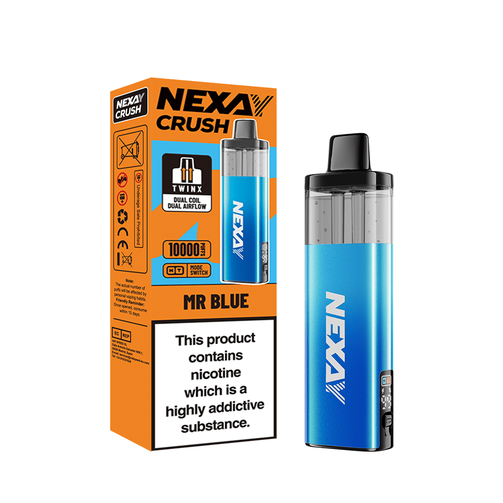 Buy Nexay Crush 10k Vape Kit Box of 5 - Mr Blue