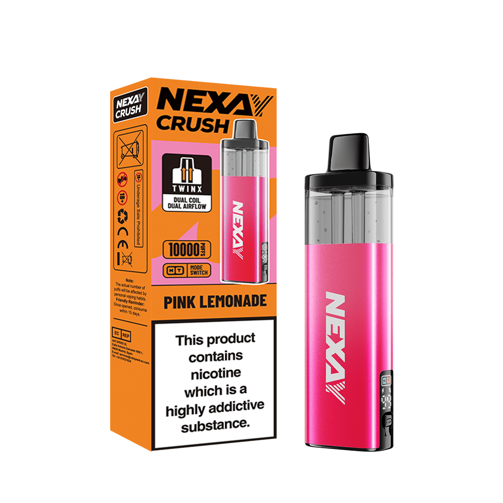 Buy Nexay Crush 10k Vape Kit Box of 5 - Pink Lemonade