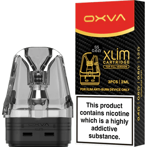 Buy OXVA Xlim SS Replacement Pods (Pack of 3) - 0.6 Ohm