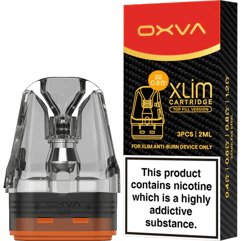 Buy OXVA Xlim SS Replacement Pods (Pack of 3) - 0.8 Ohm