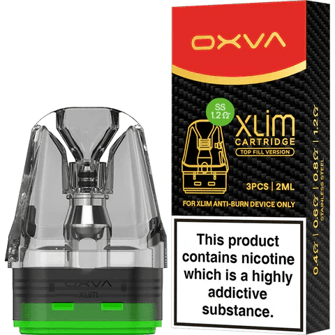 Buy OXVA Xlim SS Replacement Pods (Pack of 3) - 1.2 Ohm