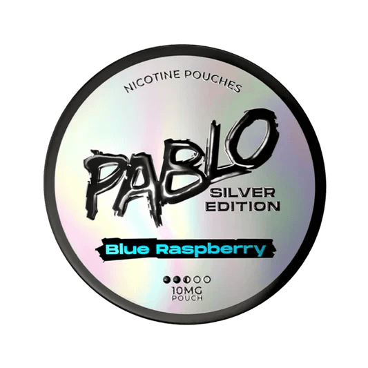 Buy Pablo Silver Edition Nicotine Pouches Pack of 10 - Blue Raspberry