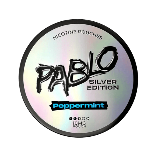 Buy Pablo Silver Edition Nicotine Pouches Pack of 10 - Peppermint