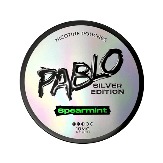 Buy Pablo Silver Edition Nicotine Pouches Pack of 10 - Spearmint