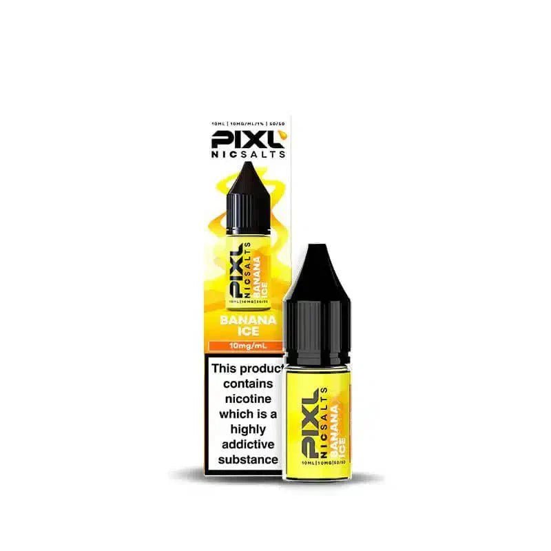 Buy PIXL Nic Salt 10ml E - Liquids Box of 10 - Banana Ice